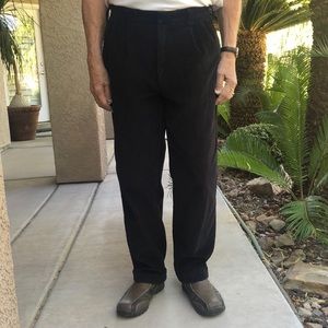 Men’s Black Cordouroy Slacks
